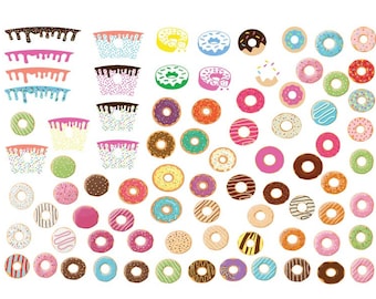 DONUT SVG, Donuts Bundle Svg, Donut Cricut , Donut Clipart, Donuts Vector