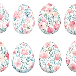 Clipart de huevo de Pascua en acuarela, lindo clipart de huevo de Pascua, huevo de color pastel Png, clipart de Pascua Png