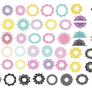 MANDALA SVG Bundle , Mandala Cricut , Mandala Clipart , Mandala Cut Files , Mandala Vector Art