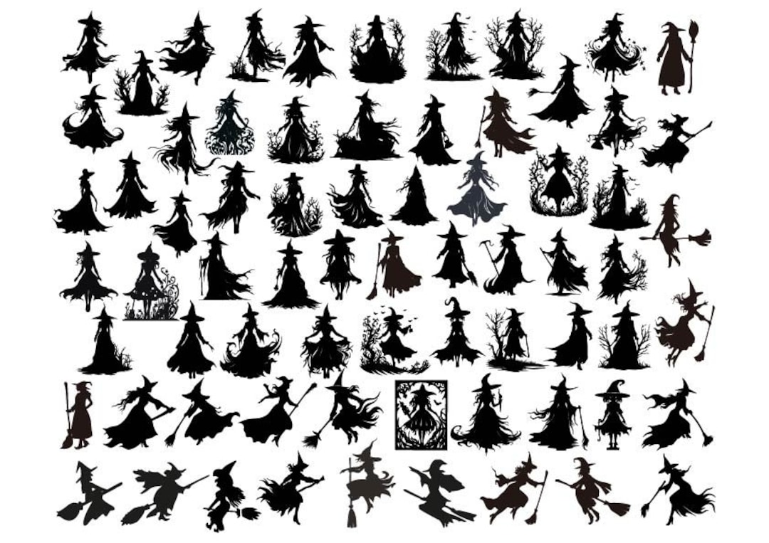 WITCH SVG, Witch Bundle Svg, Halloween Svg, Halloween Witch Svg, Witch ...