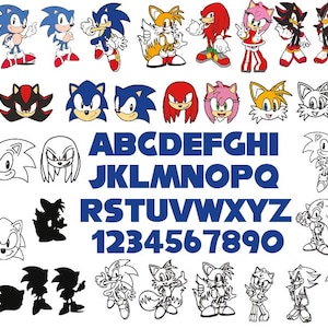 The HEDGEHOG SVG, SONIC Svg, The Hedgehog Svg Files for Cricut, Sonic Clipart, Files for Cricut , Instant Download