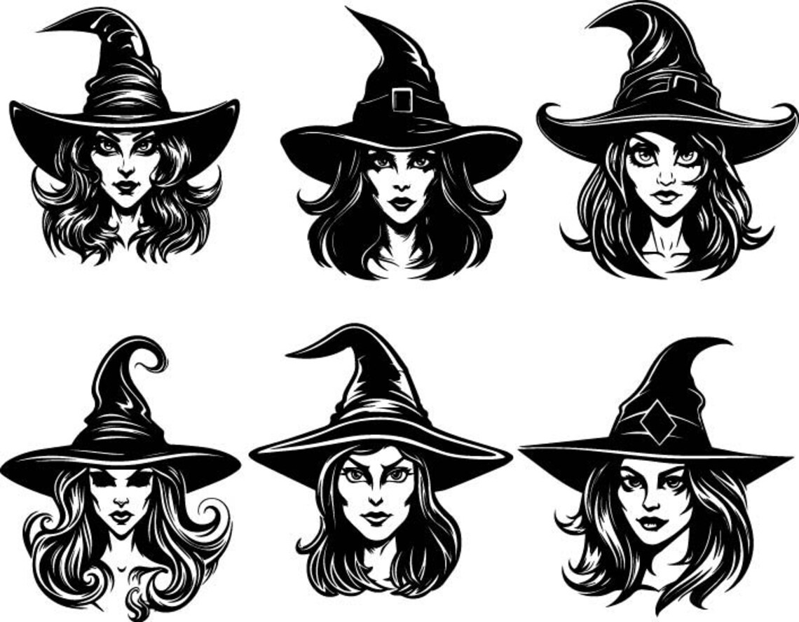 WITCH SVG BUNDLE, Witch Svg, Witchcraft Svg, Halloween Svg, Witch ...
