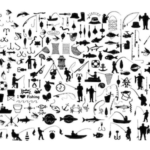 PÊCHE SVG, pêche Bundle Svg, crochet Svg, pêche Cricut fichiers, pêche Clipart, pêche leurre Svg, pêcheur Svg