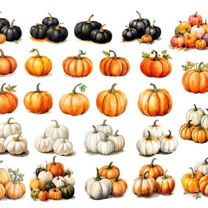 Imágenes Prediseñadas de calabaza de acuarela, imágenes prediseñadas de otoño de acuarela, imágenes prediseñadas de calabaza de acuarela Png, imágenes prediseñadas de otoño Png, imágenes prediseñadas de calabaza, imágenes prediseñadas de Halloween