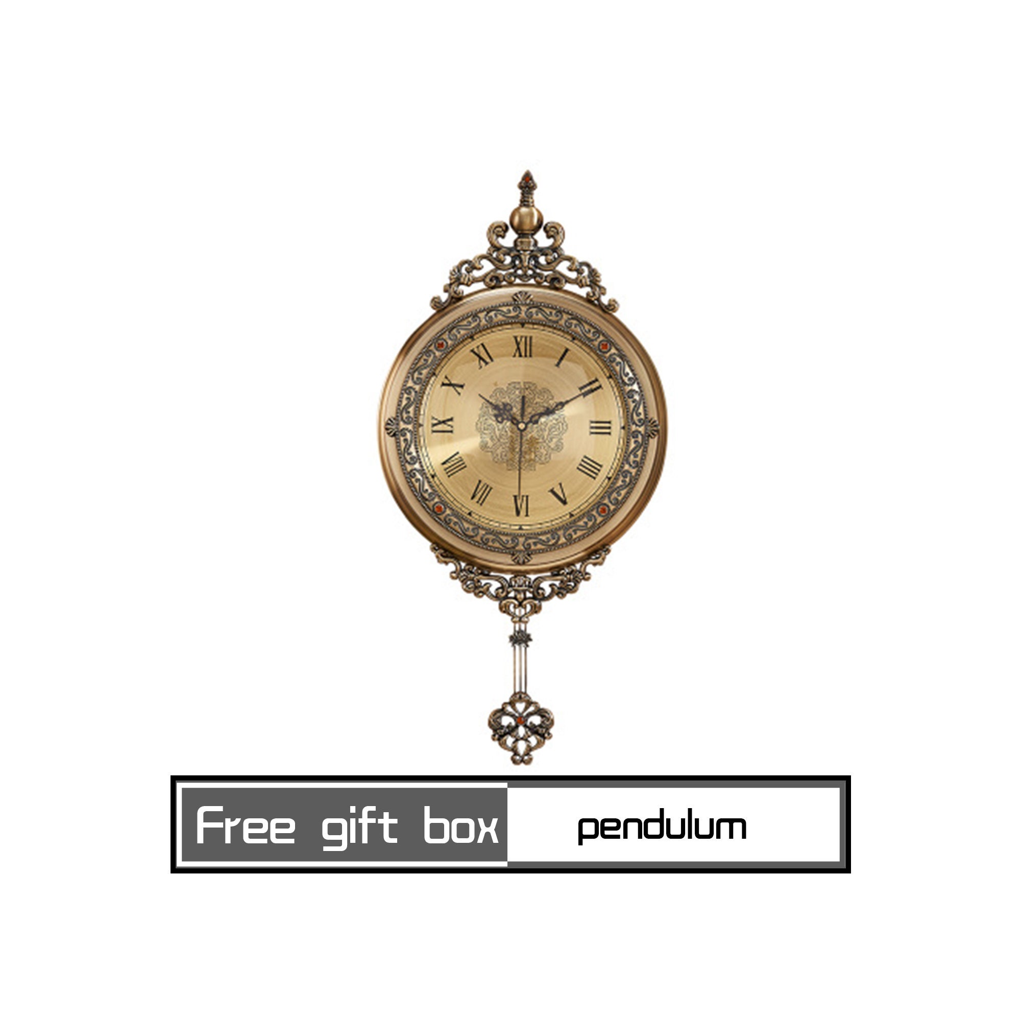 Pendulum Wall ClockClassic Wall ClockMetal Wall ClockRetro Etsy