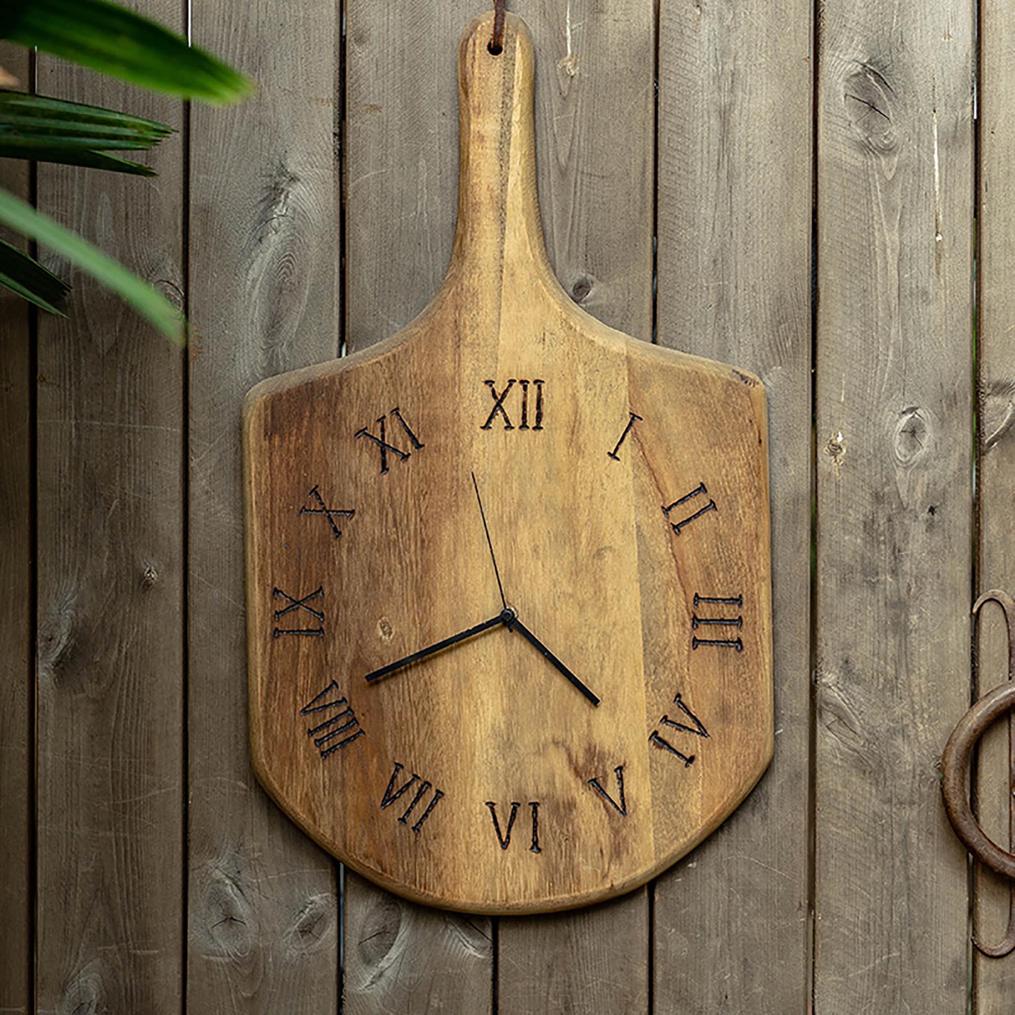 Große Wanduhr aus Holz Vintage Wanduhr Stille Uhr | Etsy
