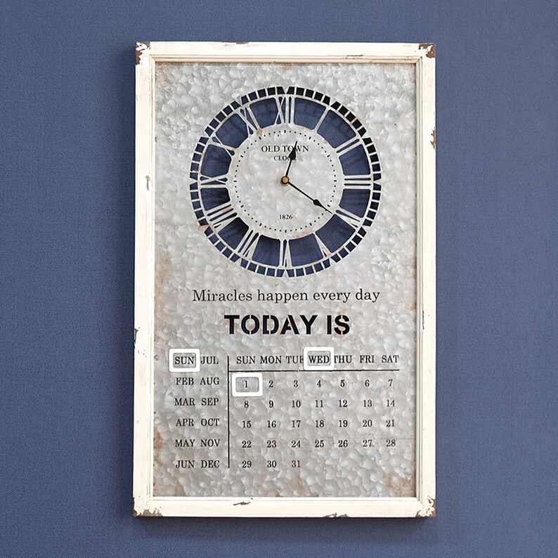 Wanduhr Mit Kalender Vom Feinsten Ultimativ Prime - Müllabfuhr-Kalender 
