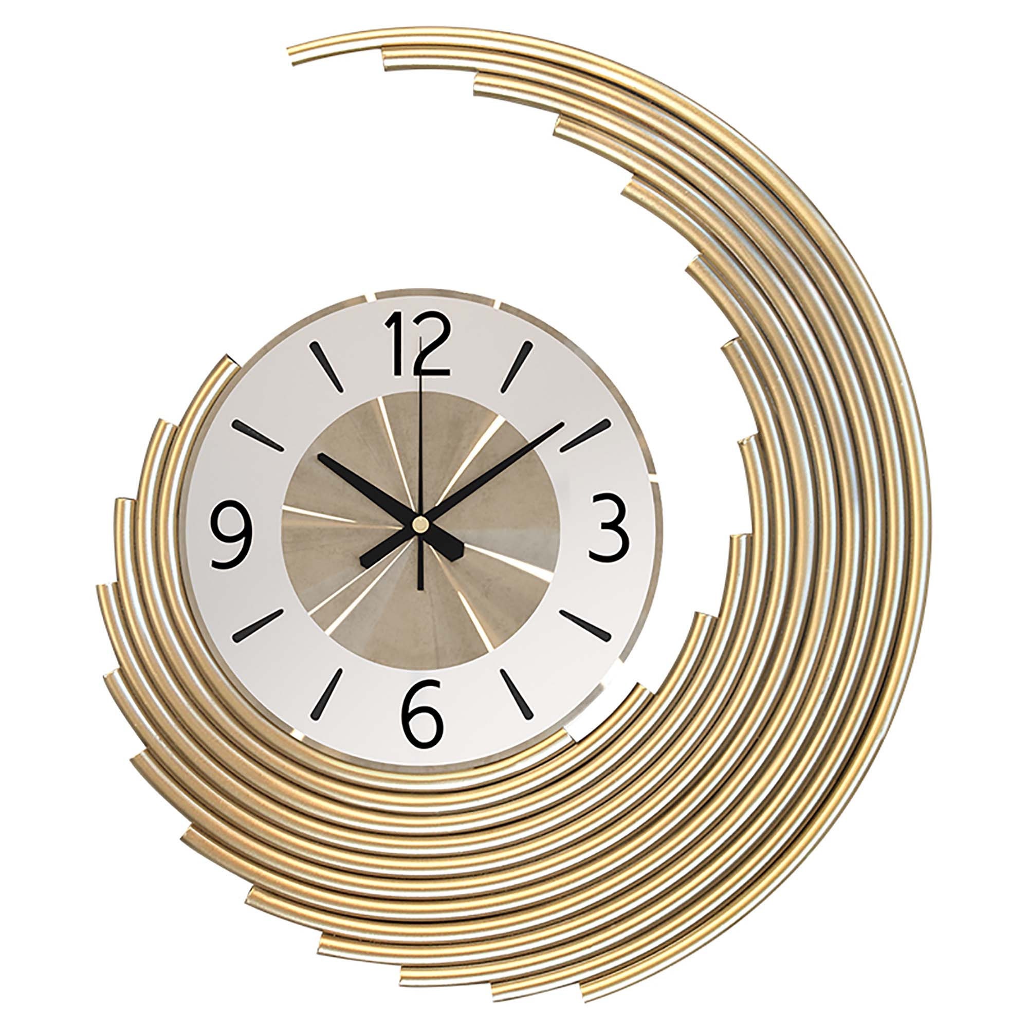 Metal Large Wall clockMinimalist Gold ClockModern Art Etsy