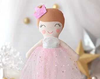 Unique Handmade Princess doll, great Christmas eve gift for toddler or baby girl