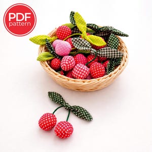 Fabric Cherry PDF Schnittmuster und Schritt für Schritt Anleitung - anfängerfreundlich