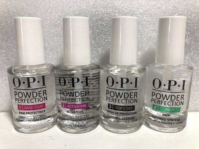 OPI Powder Perfection Dipping System liquid kits. COMPLETE Set Etsy