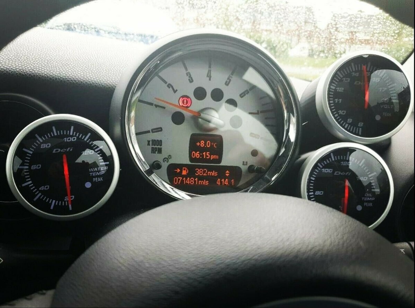 Mini Cooper/s/jcw R56 R55 R56 R57 R58 R59 Dual Gauge Pod Black 60 or