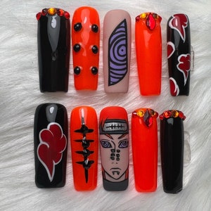 Pre Made Anime Nails