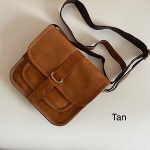 Umhängetasche aus Leder. Ledertasche. Handgefertigte Ledertasche Crossbody Bag für Frauen, Crossbody Bags Geldbörse, Leder Geldbörse für Frauen Geschenk für sie Bild 8