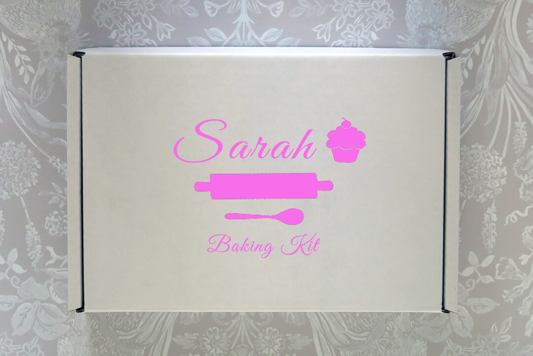 Personalised Baking Kit Gift Box Set With Cupcake & Cookie Etsy UK