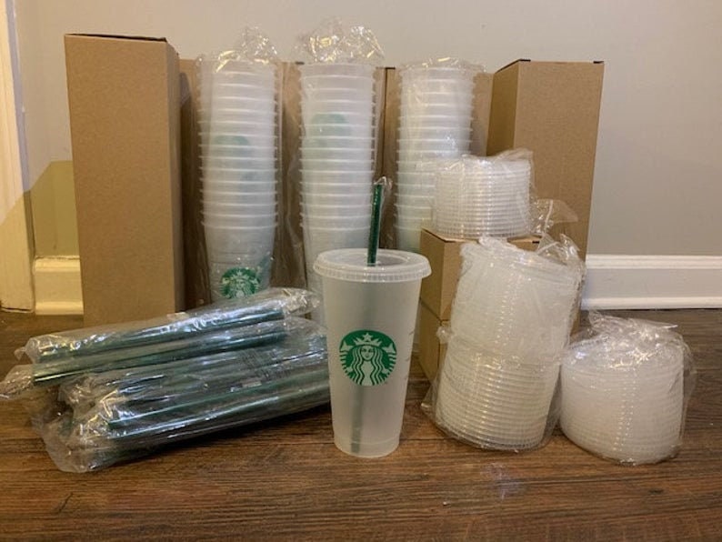 Plain Starbucks Reusable cold cup,Starbucks reusable cold cups 