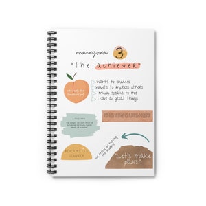 Enneagram 3 Things Notebook - Ruled Line