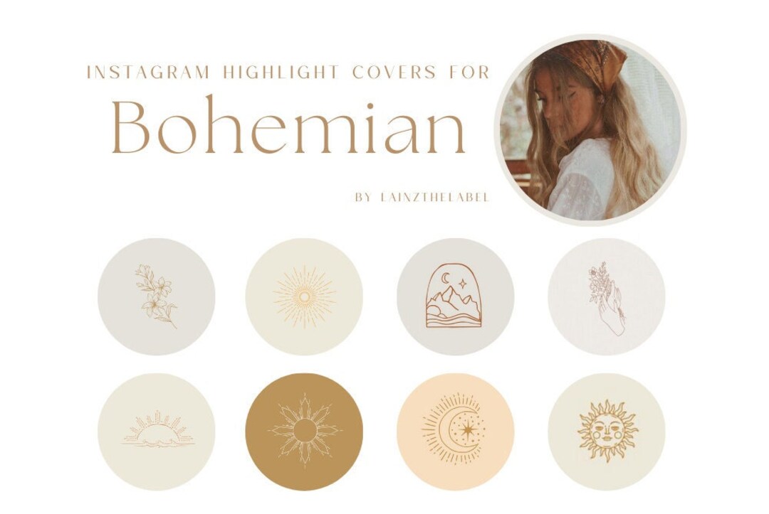 Boho Instagram Highlight Covers | Boho IG Icons | Lifestyle Ig Covers ...