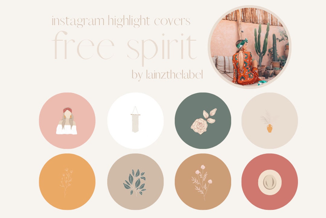 Boho Instagram Highlight Covers | Boho IG Icons | Lifestyle Ig Covers ...