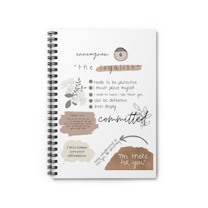 Enneagram 6 - Spiral Notebook - Ruled Line