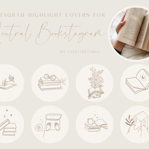 Bookstagram Instagram Story Highlight Covers | Boek Instagram, Boek Tok, Bookstagram Sjabloon