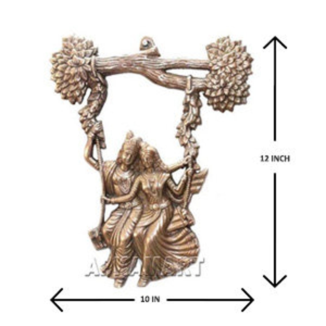 Antique Radha Krishna Wall Hanging 12 Inch for Home Decor Etsy