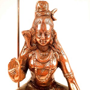 God Shiva Wall Hanging Idol Small | Metal Shiv ji Wall Statue Decor - for Home, Puja, Temple I Religious Decor & Gift