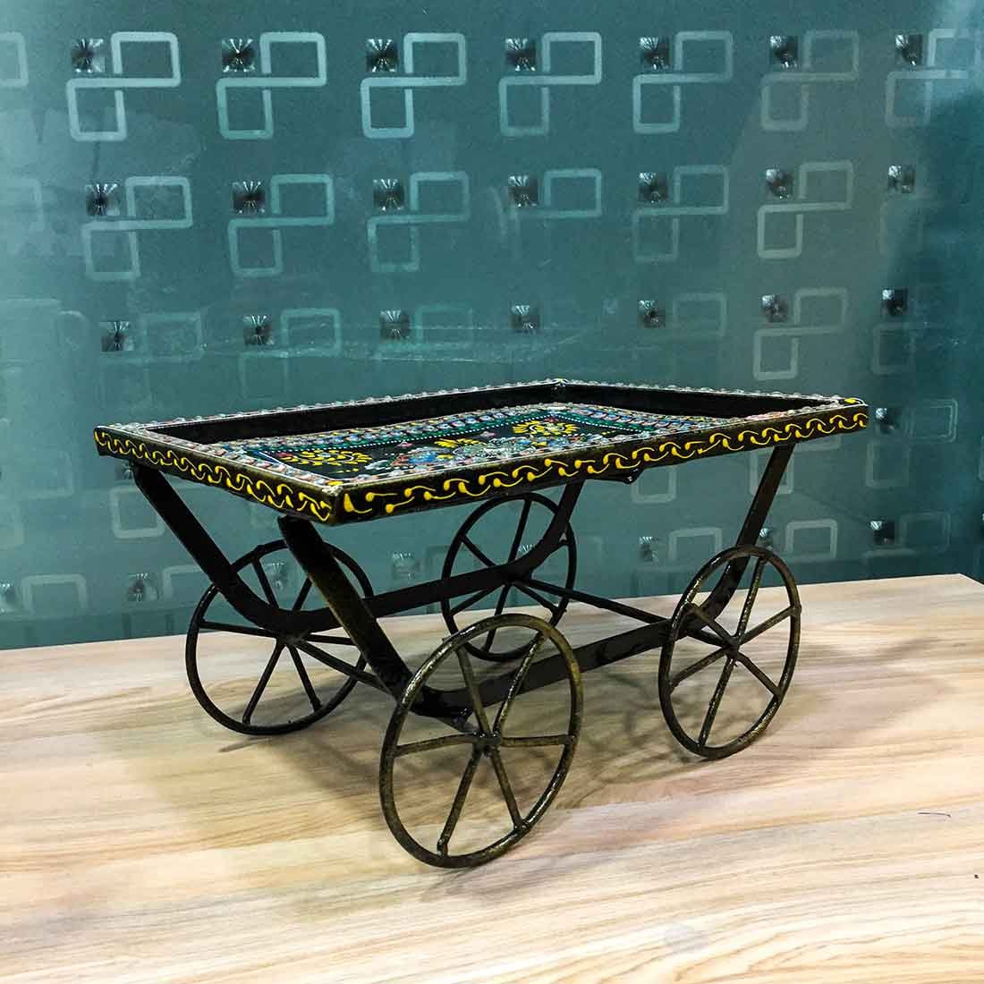 Indian Traditional Cart Design Serving Tray 14 Inches for Etsy