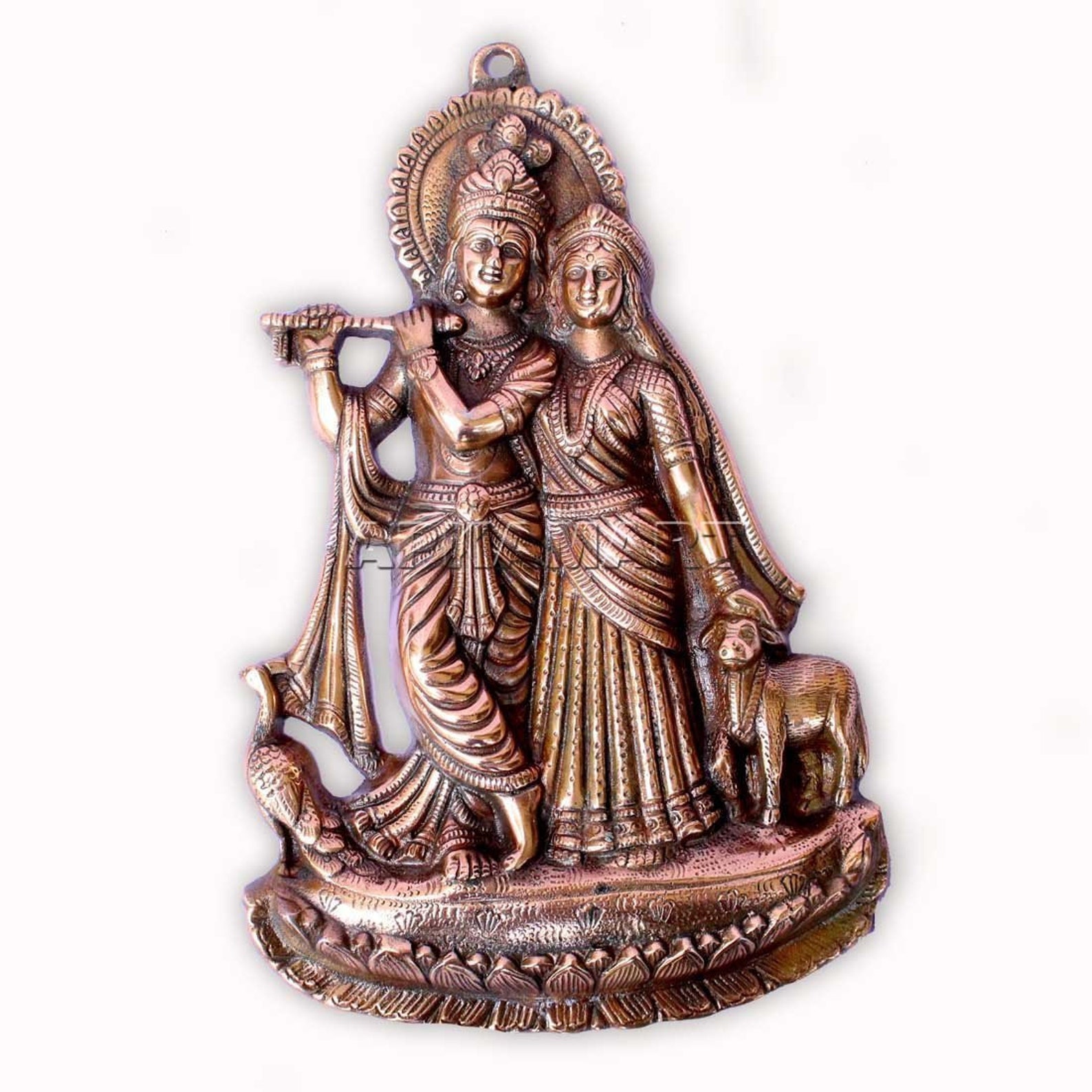Radha Krishna Wall Hanging 15 Inch for Religious Decor Etsy