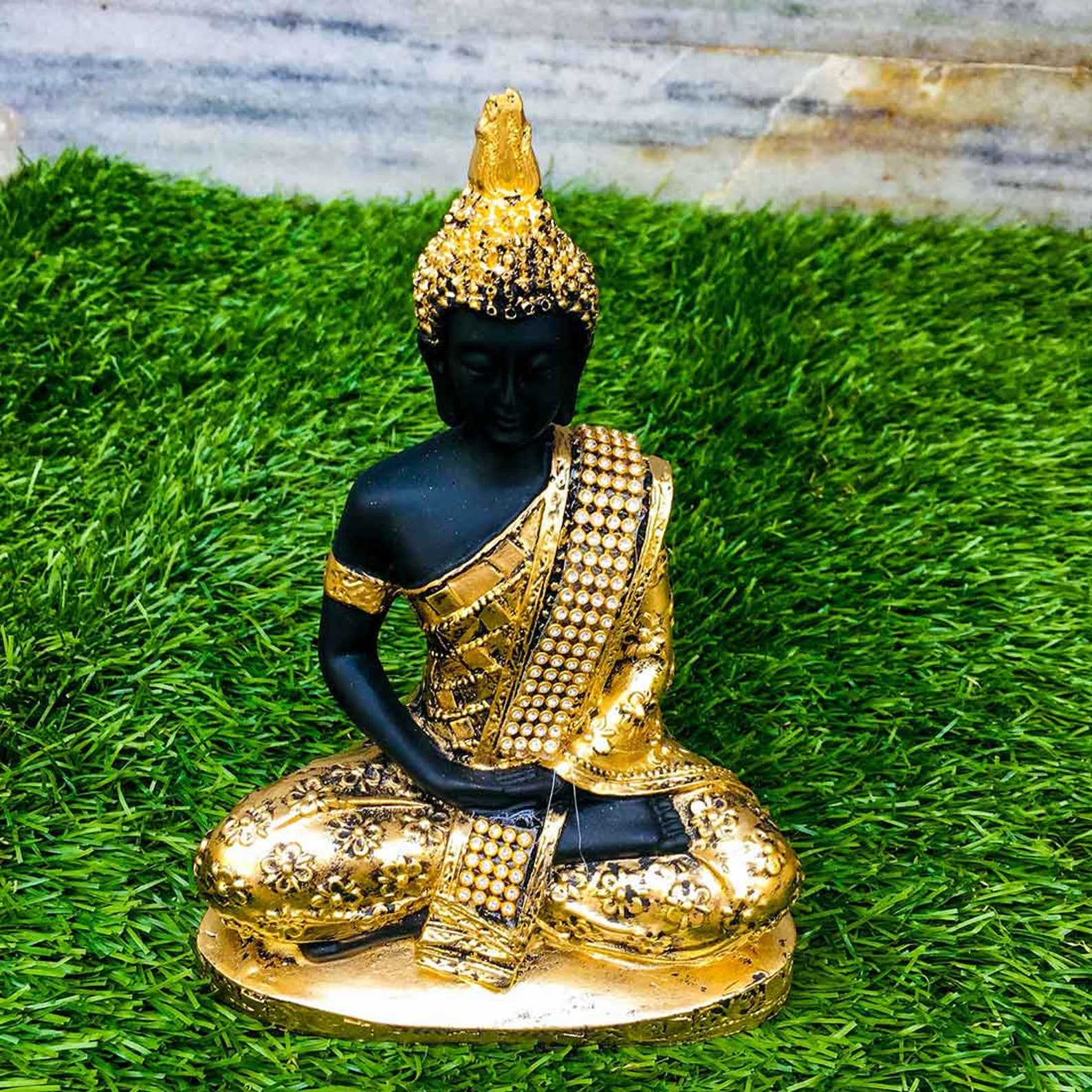 Mreditating Budha Showpiece 7 Inch for Table Decor | Etsy