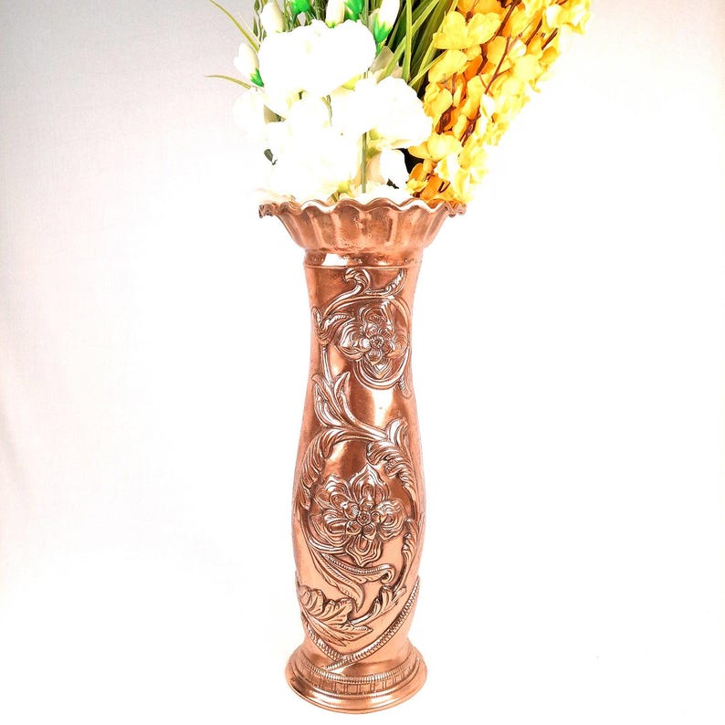 Flower Vase Big | Flower Pot for Corners - Metal | Floor Vase - For Home, Living Room, Entrance, Office & Hall Decoration, Gift - 20 inch image 5