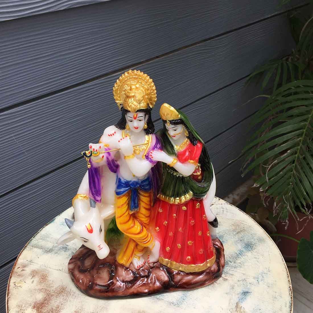 Vrindavan Radha Krishna Showpiece 11 Inch for Home decor Etsy