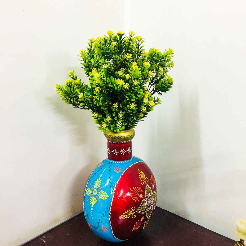 Decorative Traditional Flower Pot 12 Inches for TAble Decor