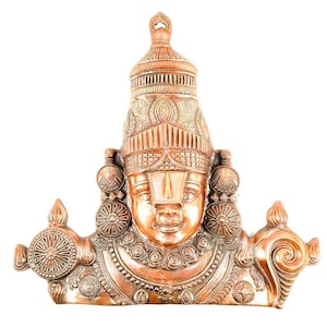 Lord Balaji Wall Hanging | Sri Venkateswara Balaji Face Wall Decor Showpiece - for Home, Office, Temple Decor & Gifting - 25 Inch