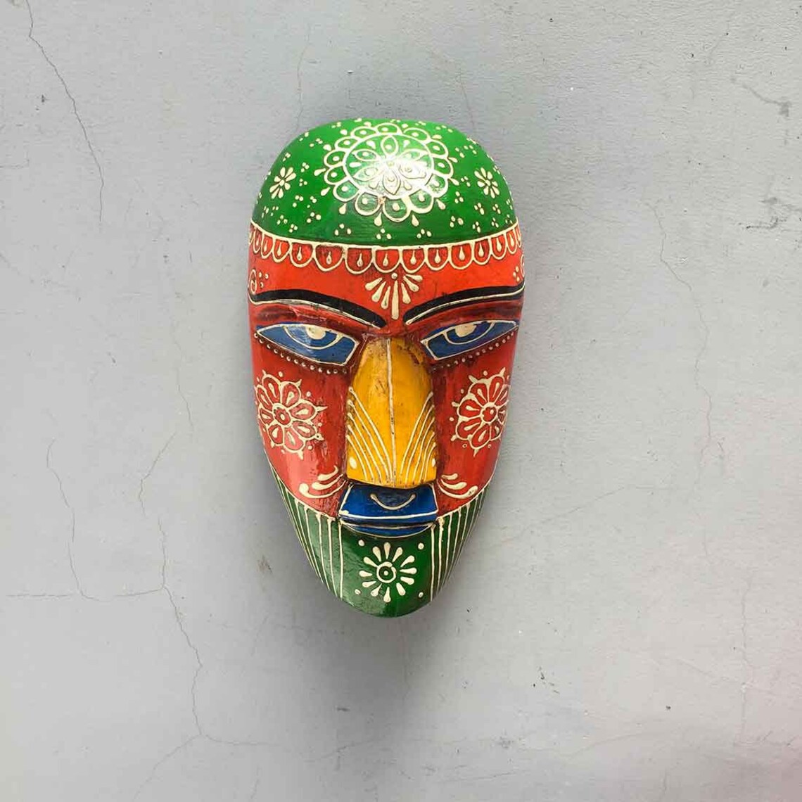 Tribal Mask 9 Inch for Wall Decor Etsy