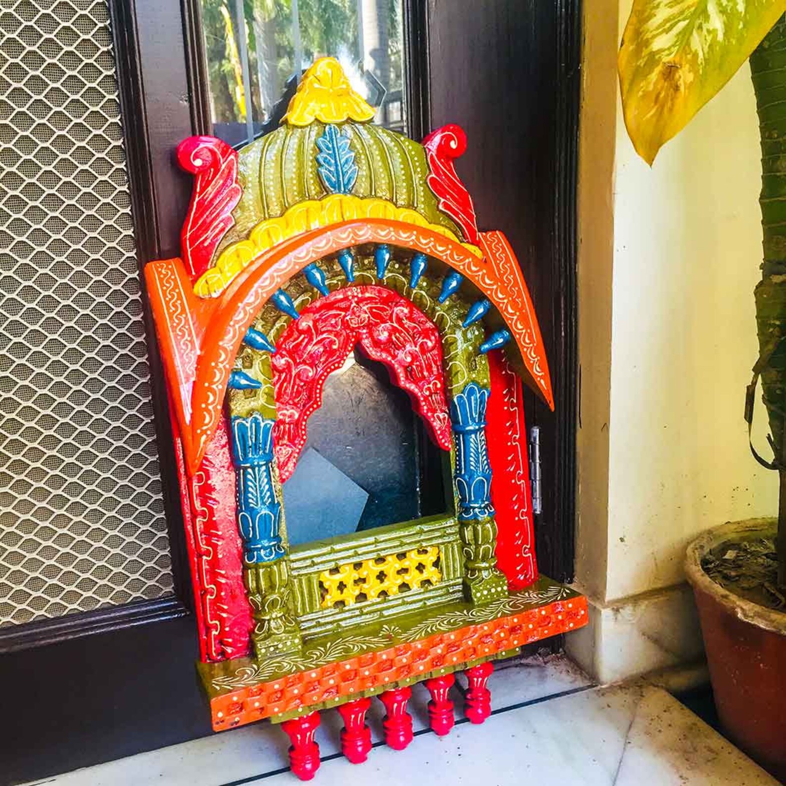 Rajasthani Wooden Jharokha 27 Inches for Wall Decor Etsy