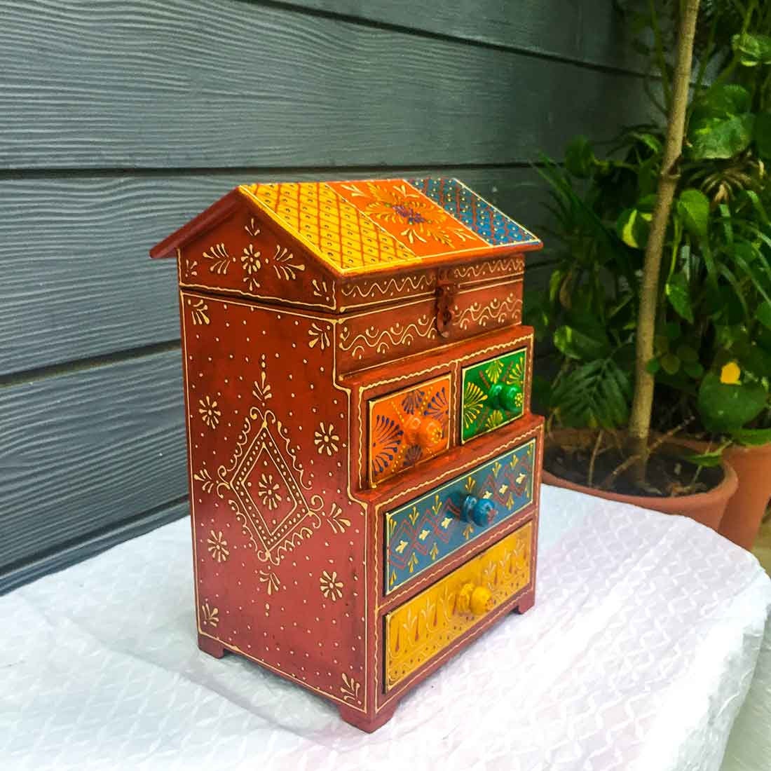 Rajasthani Hut Shaped Storage Box 12 Inches for Home Decor Etsy