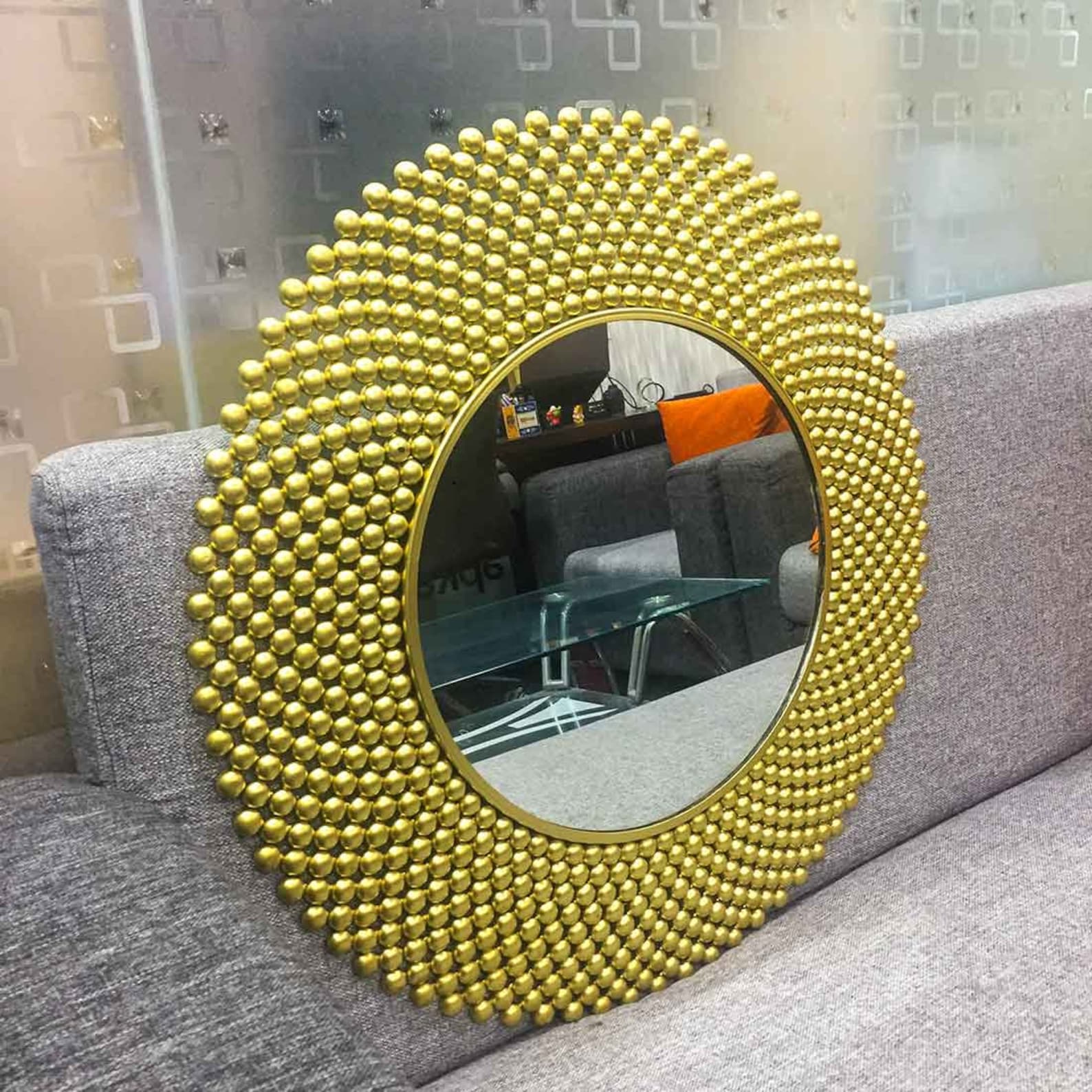 Unique Mirror Wall Hanging 29 Inches for Home Decor Etsy