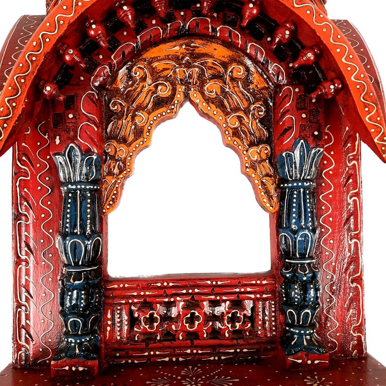 Jharokha Wooden Wall Hanging Jharokha Frame Hangings for Home, Wall