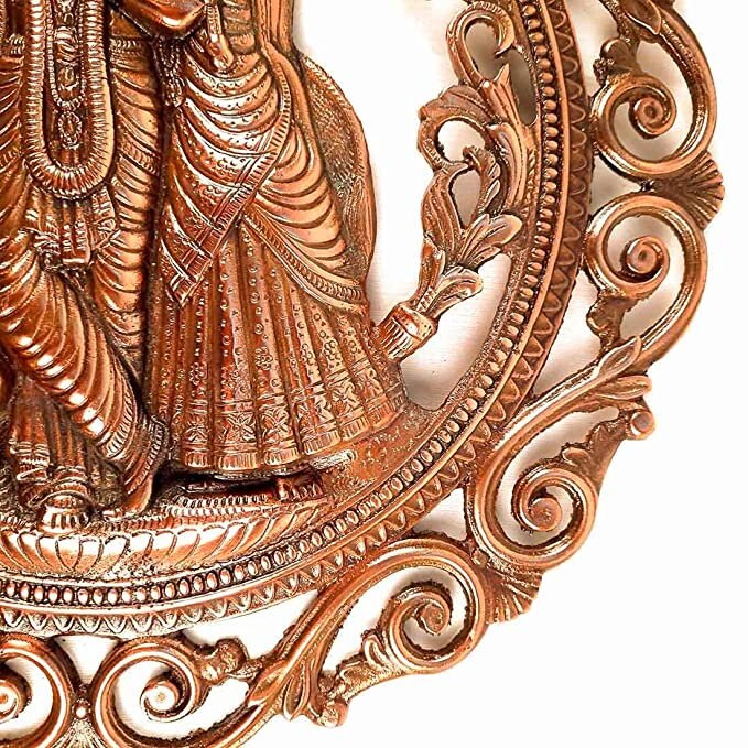 Radha Krishna Wall Hanging Metal Wall Decor Wall Sculpture Etsy