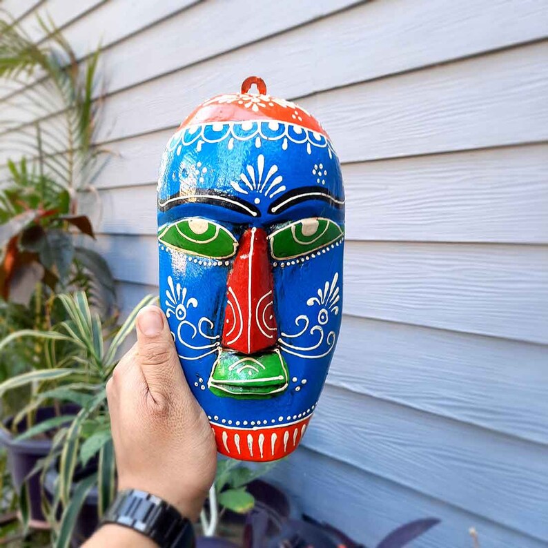 Wall Hanging Mask Nazar Battu Decorative African Egyptian Masks for