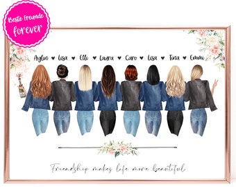 Beste Freunde Geschenk Etsy