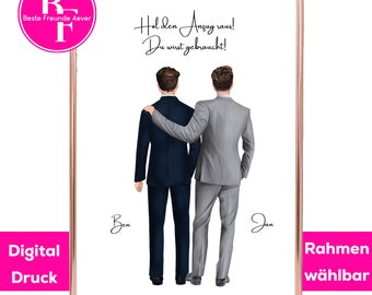 Los padrinos de boda preguntan | Hombre de regalo del padrino | Regalo de padrinos de boda personalizado | Pregunta padrino | Gracias padrino | saca el traje
