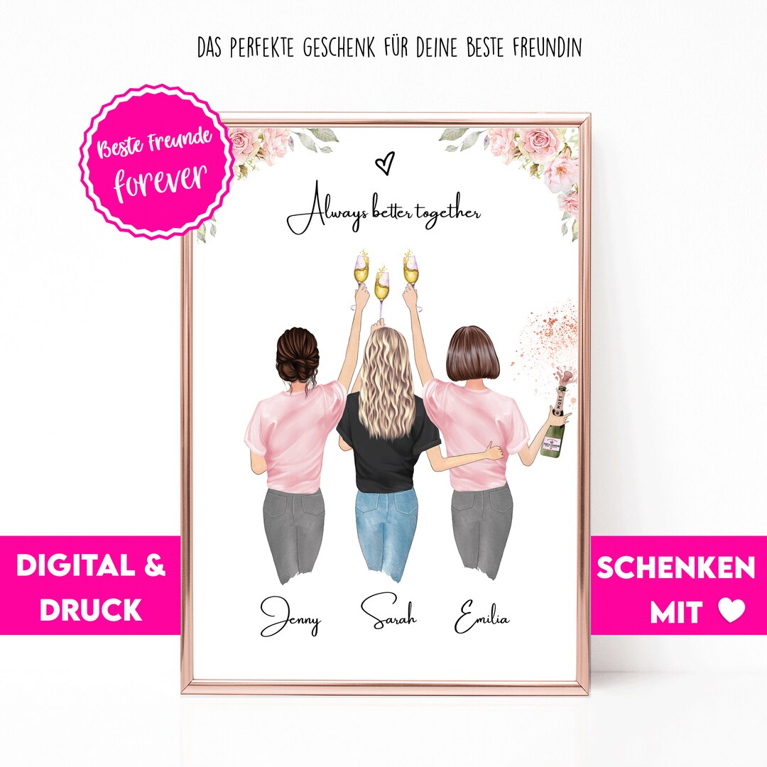 Best Friend Gift Personalized Best Friends Gift Friend Birthday Gift ...