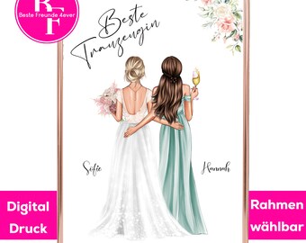Maid of Honor Thank You Gift Personalized | Bridesmaid Thank You | Best Maid of Honor | Gift Bride Maid of Honor | Wedding Girlfriend Picture