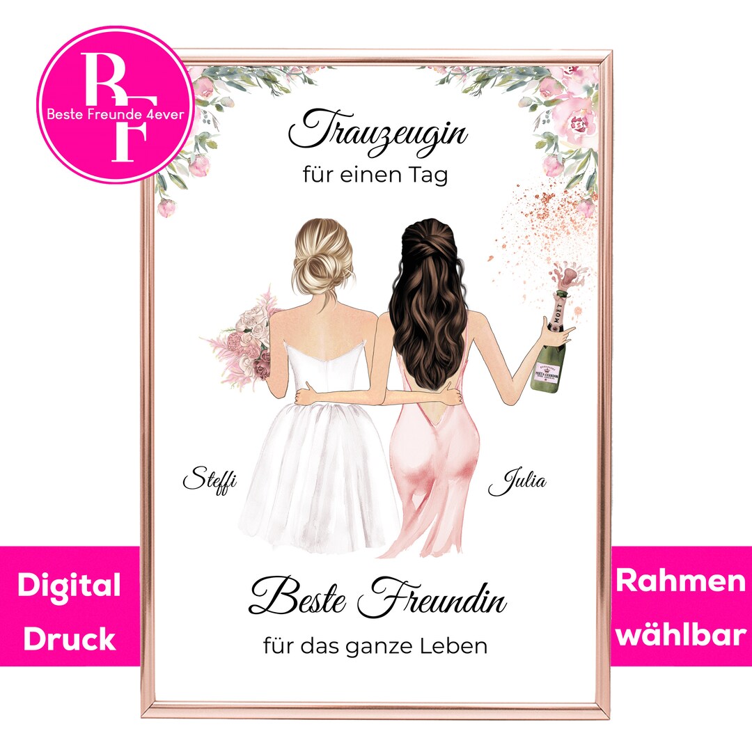 Trauzeugin & Beste Freundin Fragen Geschenk Produktbild-Vorschau 8