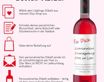 Regali di Natale per donne, divertenti regali di vino con incisione