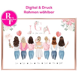 Bachelor Party Gift Personalized | JGA Poster | Team Bride | Thank you for JGA | Bride JGA Picture | Bride Maid of Honor