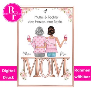 Personalized Mom Birthday Gift | Mother&#39;s Day Gift | Mother Daughter | Mother Gift | Birthday Gift for Mom | Favorite Person