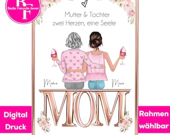 Personalized Mom Birthday Gift | Mother's Day Gift | Mother Daughter | Mother Gift | Birthday Gift for Mom | Favorite Person